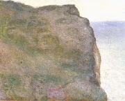 Claude Monet The Pointe du Petit Ailly in Grey Weather oil